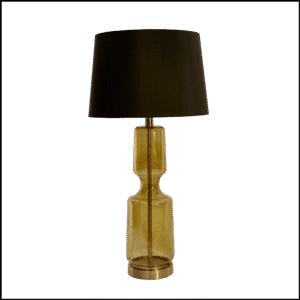 O Abajur Bronzeglass da Lampadaria é uma peça de design clássico moderno que combina a transparência e opacidade de forma harmoniosa. Sua base alta em vidro artesanal na cor Bronze, moldada no formato de balaústre, confere leveza e elegância ao ambiente, enquanto os detalhes em metal bronze complementam com sofisticação. A cúpula opaca em tecido algodão mercerizado na cor marrom distribui a luz para cima e para baixo criando uma atmosfera convidativa para leitura e ao mesmo tempo contribuindo com a iluminação geral do espaço.