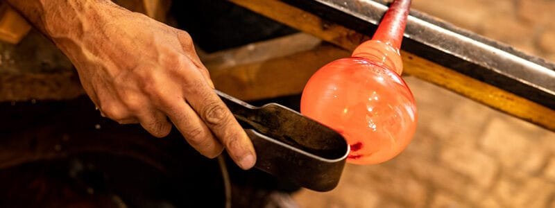 Abajures de vidro e de cristal